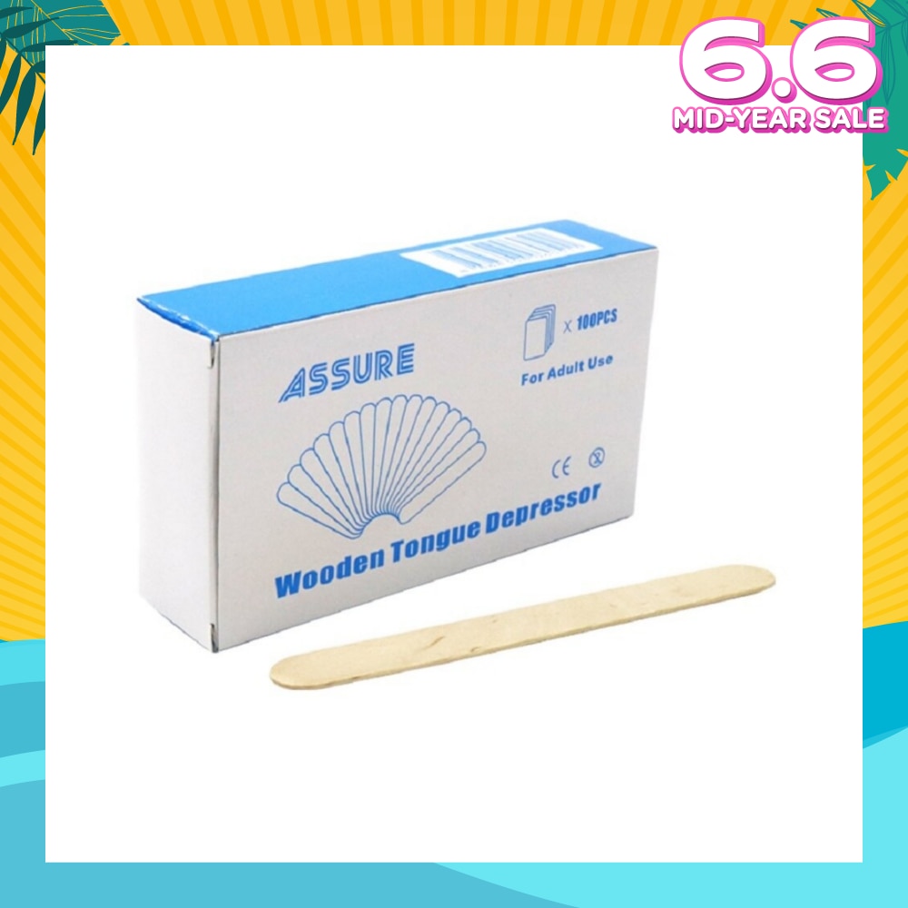 Wood Tongue Depressor (Single Use) 100s
