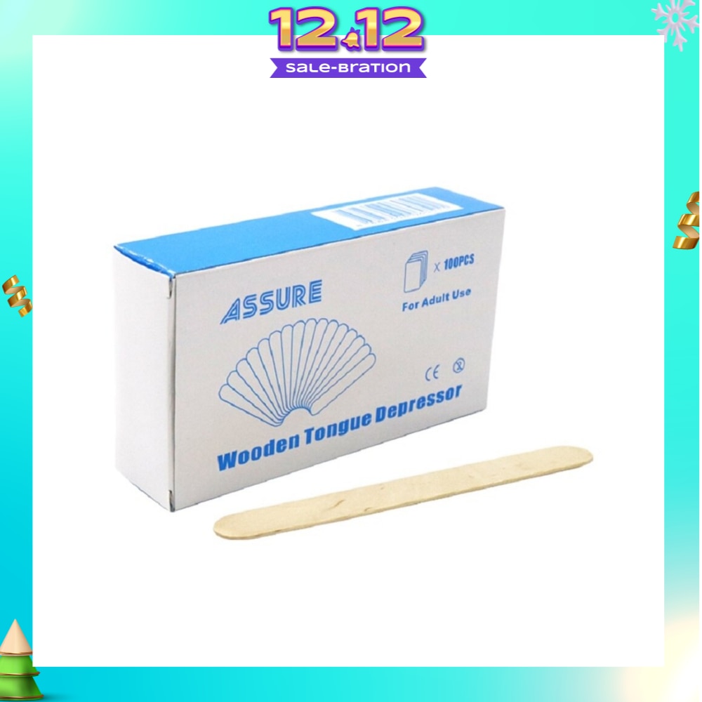 Wood Tongue Depressor (Single Use) 100s