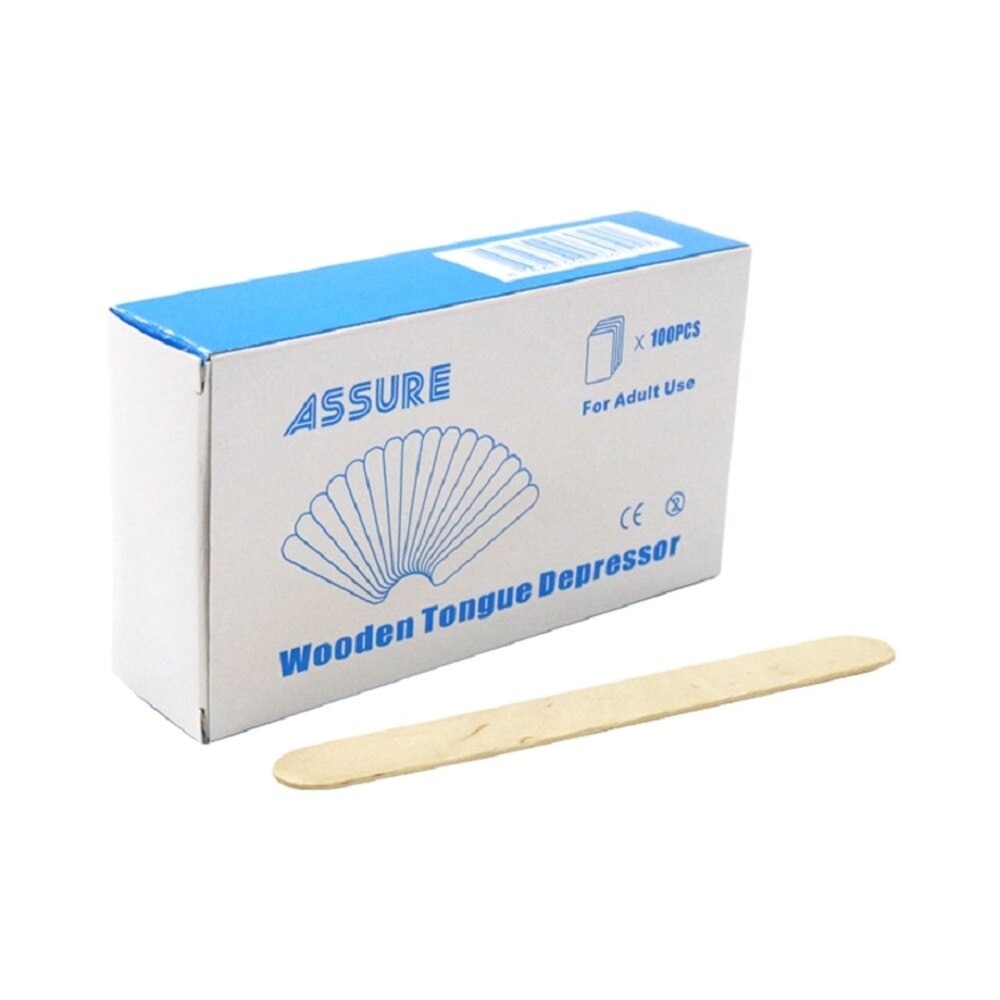 Wood Tongue Depressor (Single Use) 100s