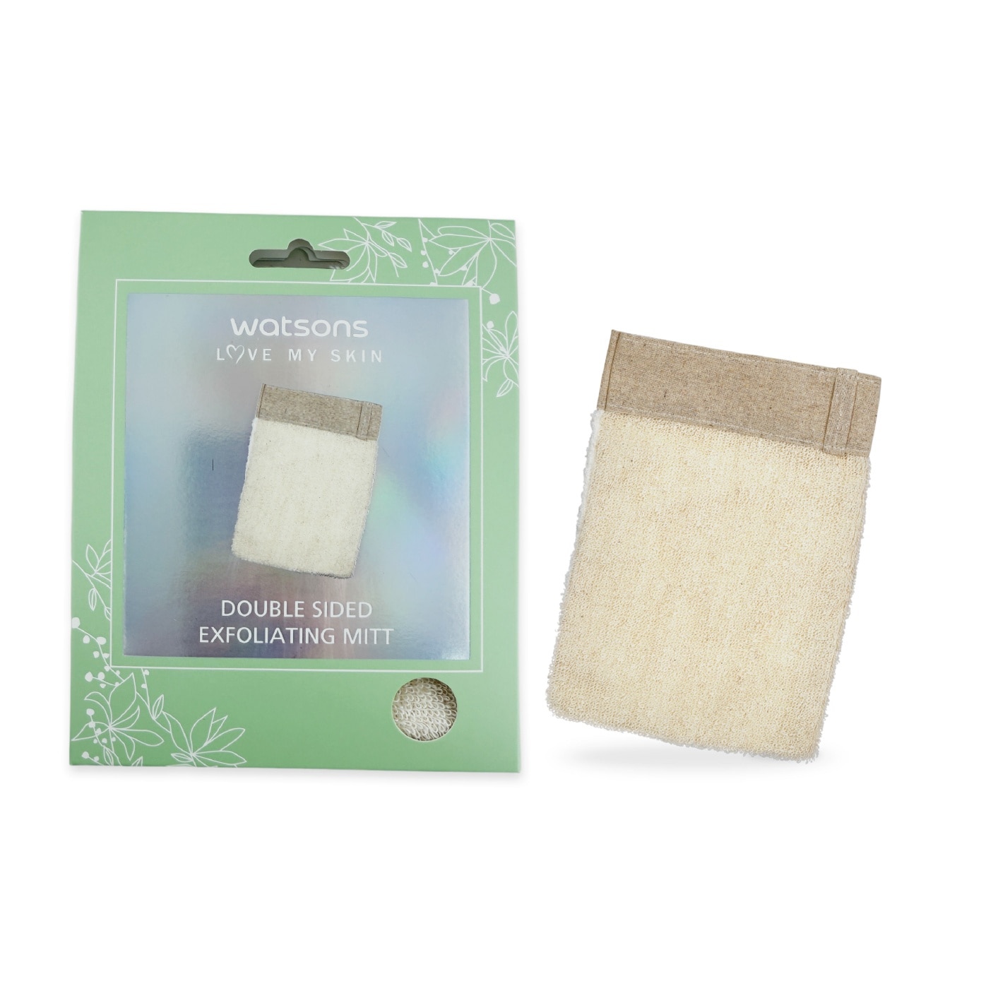 Double Sided Exfoliating Mitt 1s