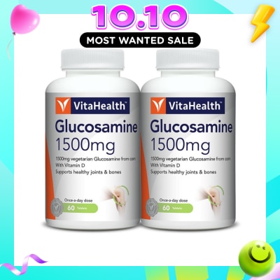 VITAHEALTH Glucosamine 1500mg 2x60s image