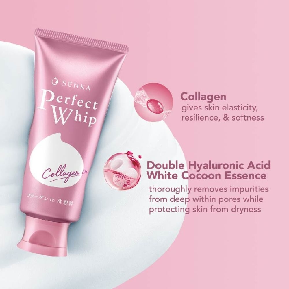 Perfect Whip Collagen In Facial Cleanser (For Firmer Skin) 50g