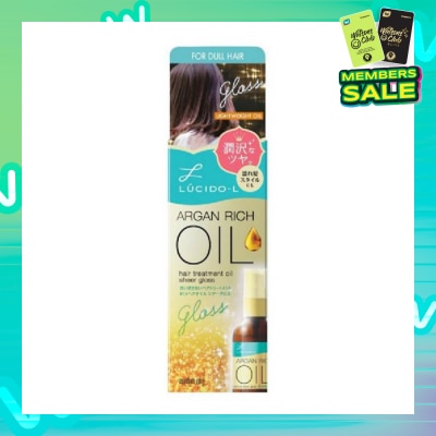 LUCIDO-L Argan Rich Oil Hair Treatment Oil Sheer Gloss 60ml