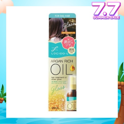 LUCIDO-L Argan Rich Oil Hair Treatment Oil Sheer Gloss 60ml