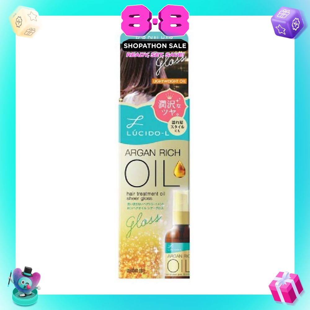 Argan Rich Oil Hair Treatment Oil Sheer Gloss 60ml
