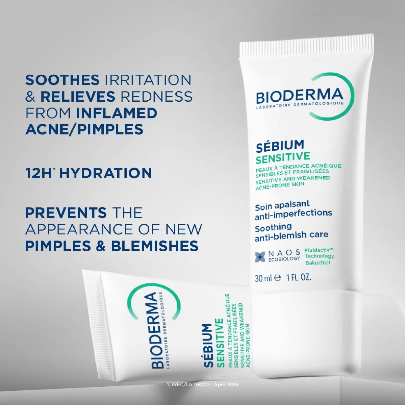 Sebium Sensitive Soothing Acne Moisturiser 30ml image