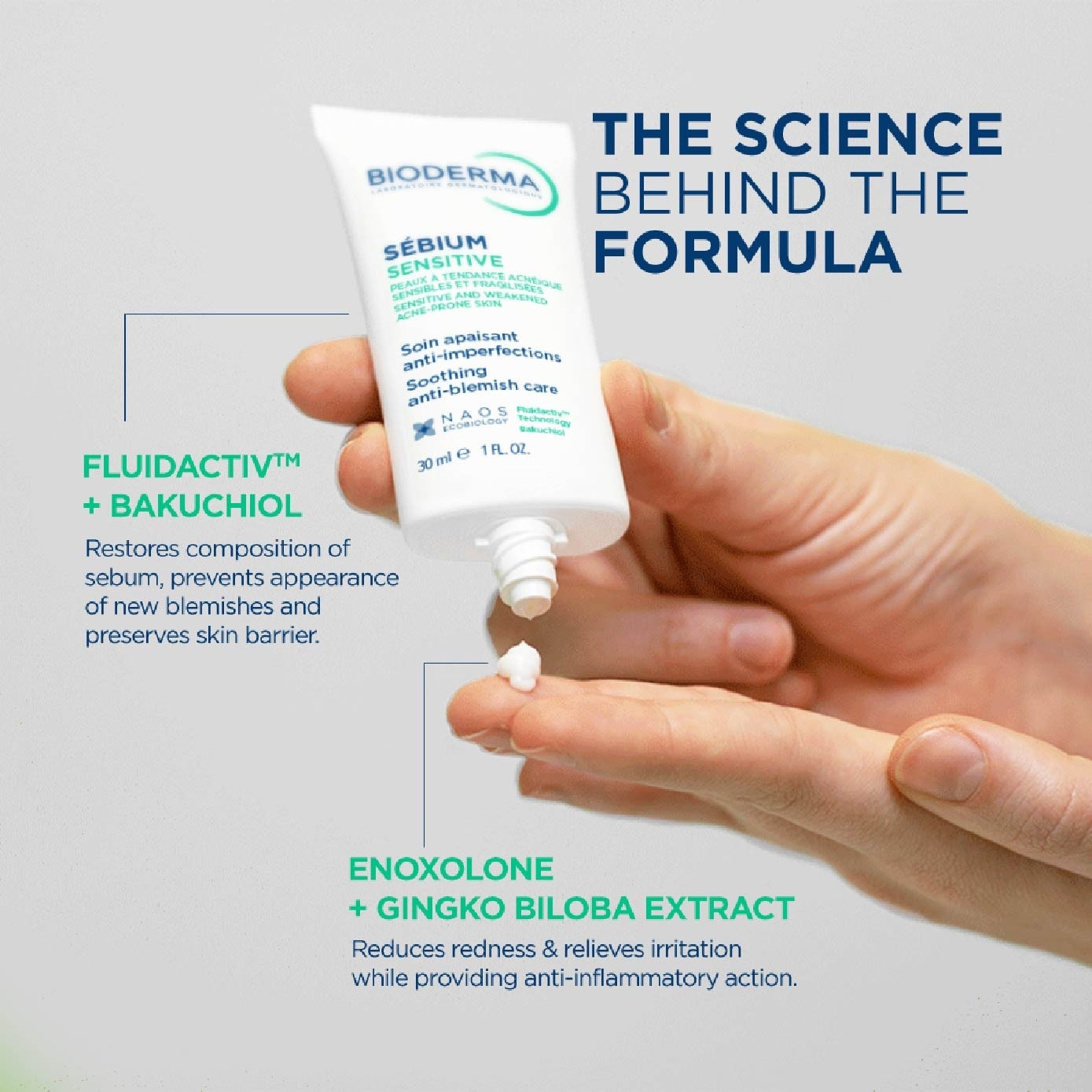 Sebium Sensitive Soothing Acne Moisturiser 30ml image