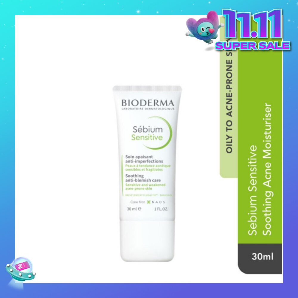 Sebium Sensitive Soothing Acne Moisturiser 30ml