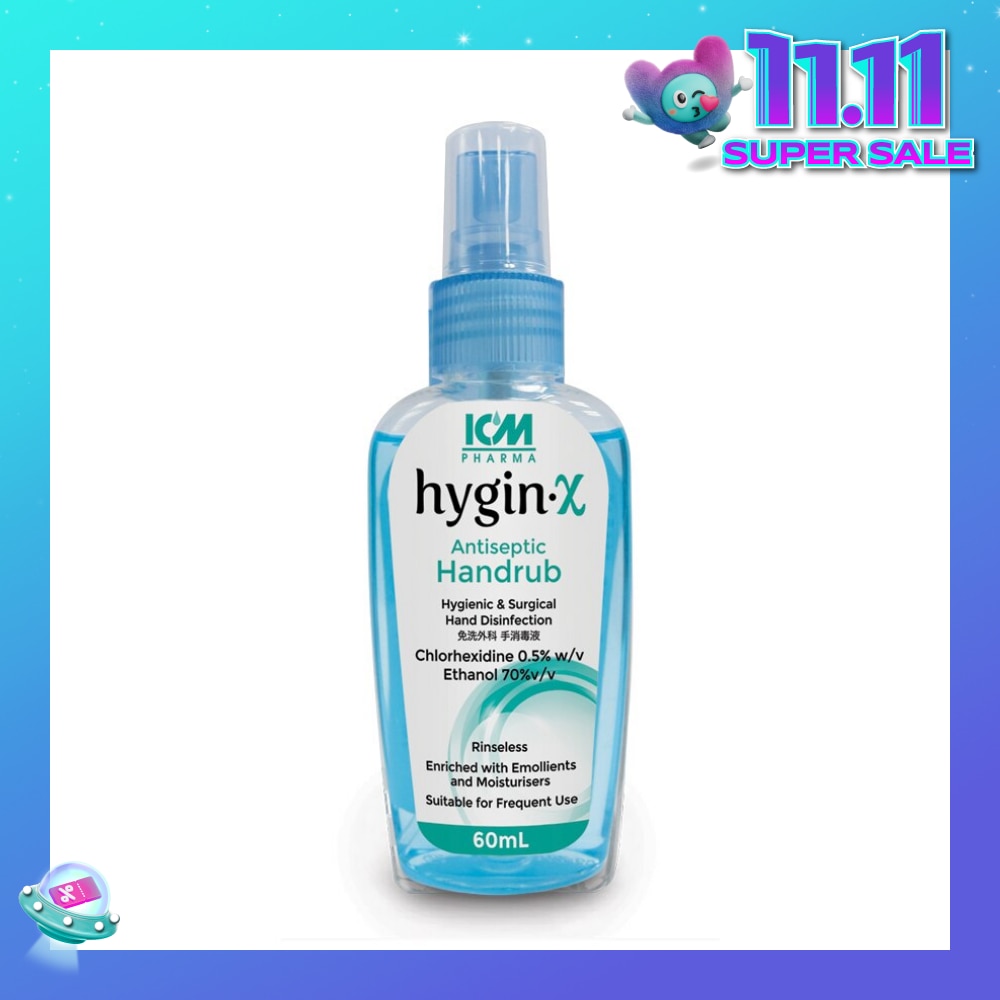 Hygin-X Antiseptic Handrub Spray 60mL