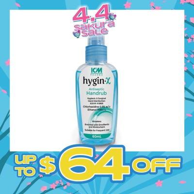 ICM PHARMA - Hygin-X Antiseptic Handrub Spray 60mL
