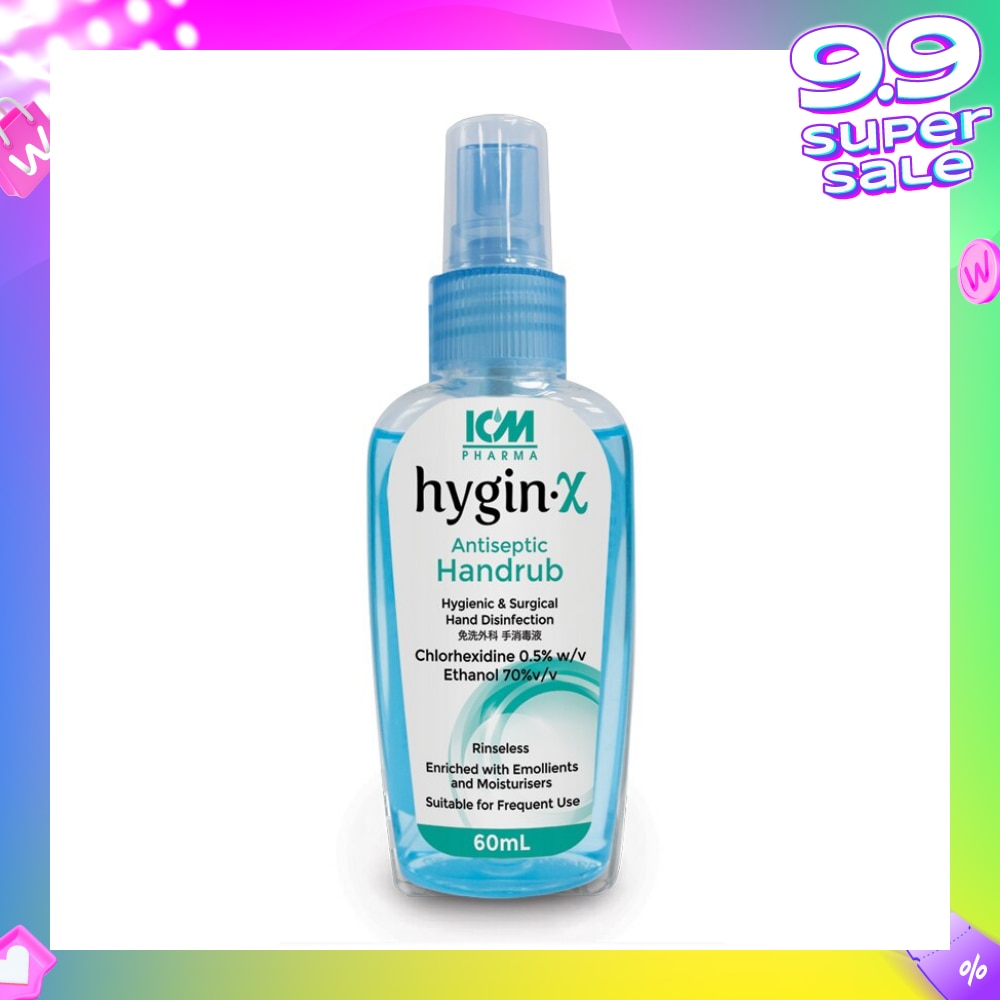 Hygin-X Antiseptic Handrub Spray 60mL