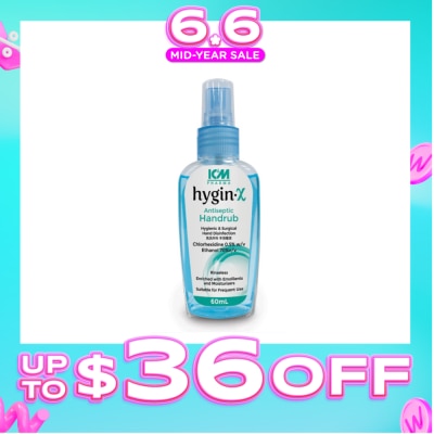 ICM PHARMA - Hygin-X Antiseptic Handrub Spray 60mL