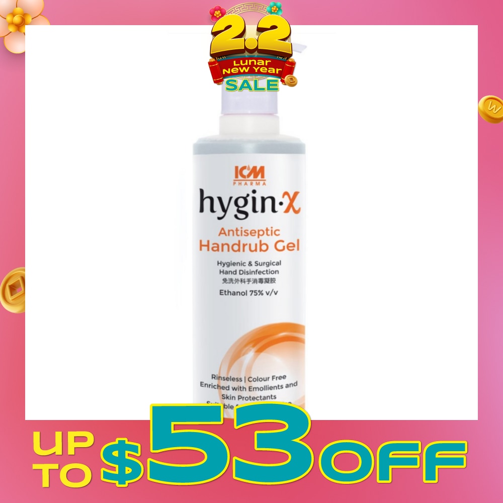 Hygin-X Antiseptic Handrub Gel 500ml