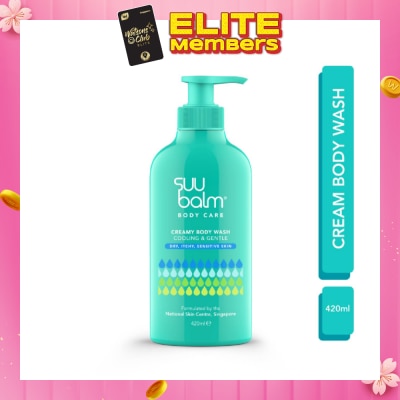 SUU BALM Creamy Body Wash (Cooling & Gentle) 420ml