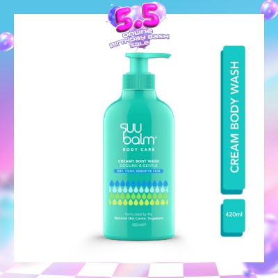 SUU BALM - Creamy Body Wash (Cooling & Gentle) 420ml