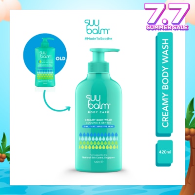 SUU BALM Creamy Body Wash (Cooling & Gentle) 420ml