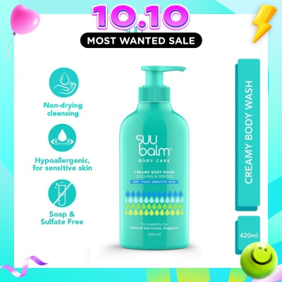 SUU BALM Creamy Body Wash (Cooling & Gentle) 420ml image