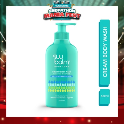 SUU BALM - Creamy Body Wash (Cooling & Gentle) 420ml