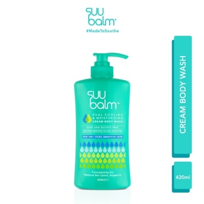 SUU BALM Dual Cooling & Moisturising Cream Body Wash 420ml