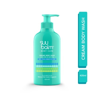 SUU BALM Creamy Body Wash (Cooling & Gentle) 420ml
