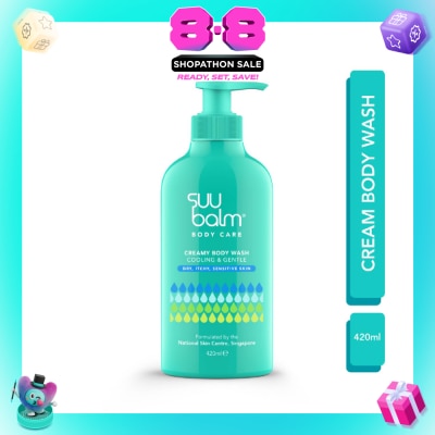 SUU BALM - Creamy Body Wash (Cooling & Gentle) 420ml