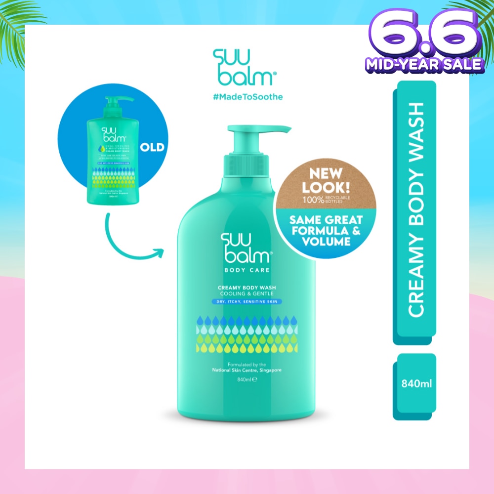 Dual Cooling & Moisturising Cream Body Wash 840ml