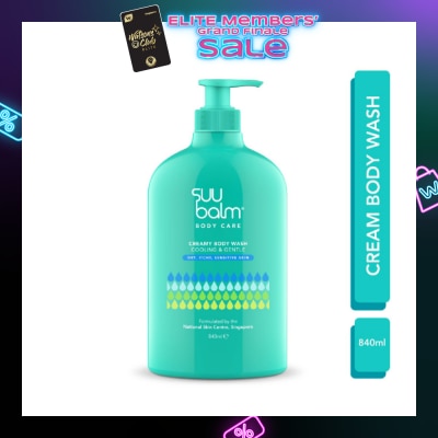 SUU BALM Creamy Body Wash (Cooling & Gentle) 840ml