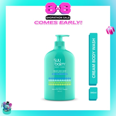 SUU BALM - Creamy Body Wash (Cooling & Gentle) 840ml