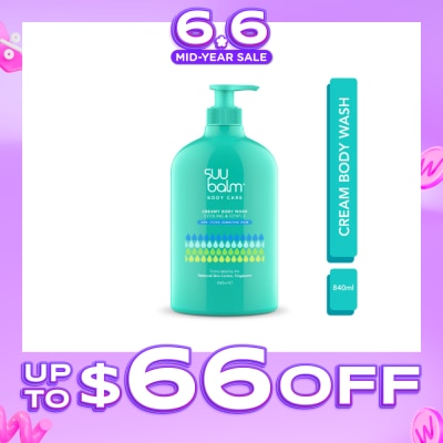 SUU BALM - Creamy Body Wash (Cooling & Gentle) 840ml