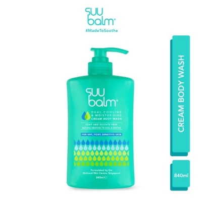 SUU BALM Dual Cooling & Moisturising Cream Body Wash 840ml