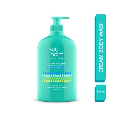 SUU BALM Creamy Body Wash (Cooling & Gentle) 840ml