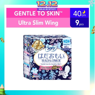 SOFY Hadaomoi Night Ultra Slim Wing 40cm 9s