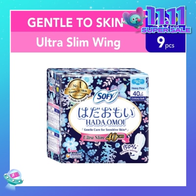 SOFY Hadaomoi Night Ultra Slim Wing 40cm 9s