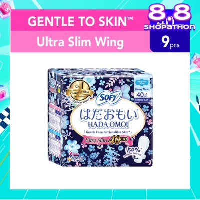 SOFY Hadaomoi Night Ultra Slim Wing 40cm 9s