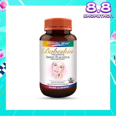 HOLISTIC WAY Holistic Way Babeskin Fresh 20000mg Sheep Placenta 60s