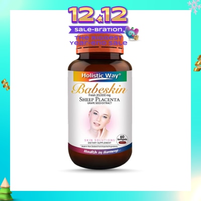 HOLISTIC WAY Holistic Way Babeskin Fresh 20000mg Sheep Placenta 60s