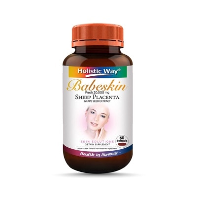 HOLISTIC WAY Holistic Way Babeskin Fresh 20000mg Sheep Placenta 60s