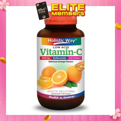 HOLISTIC WAY Chewable Vitamin C 500mg 50's