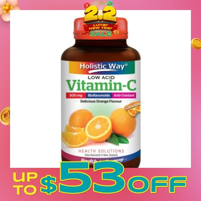 HOLISTIC WAY Chewable Vitamin C 500mg 50's