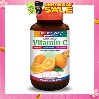 HOLISTIC WAY Chewable Vitamin C 500mg 50's