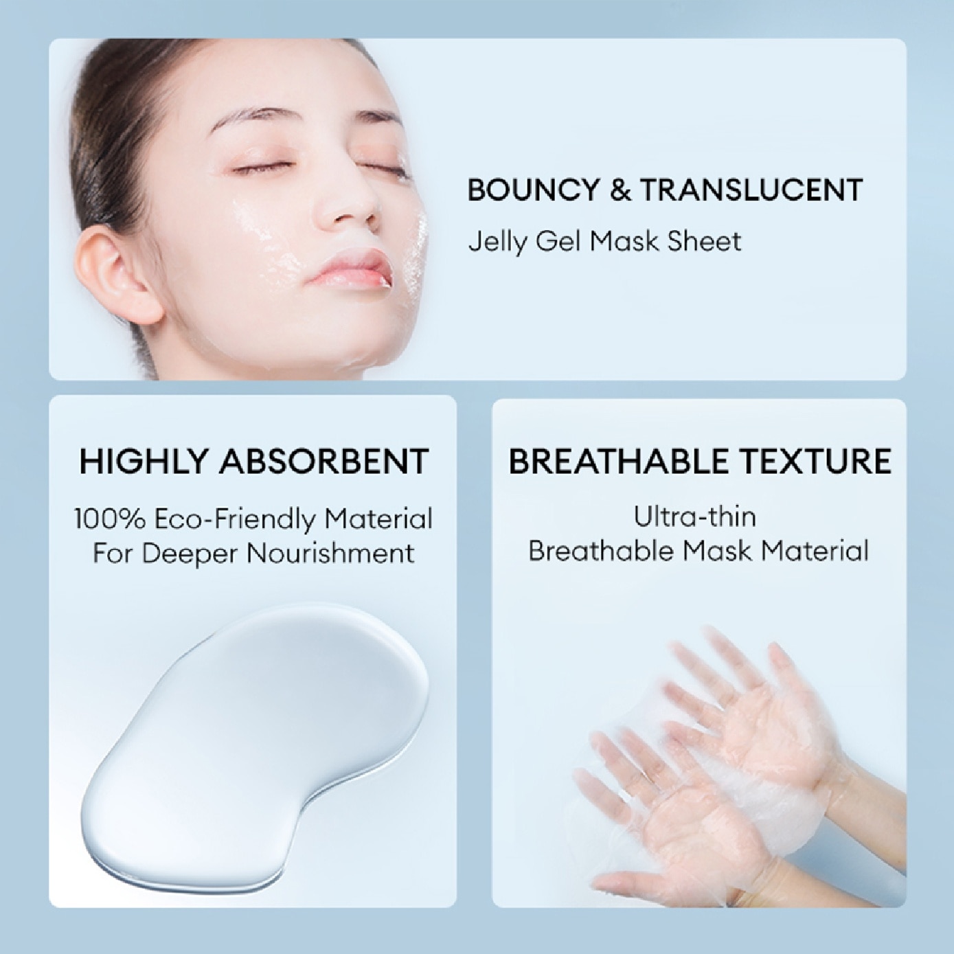 Seagrape Deep Hydrating Water Gel Facial Mask 34ml x 5s