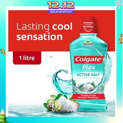 COLGATE Plax Mouthwash Active Salt 1L