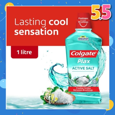 COLGATE Plax Mouthwash Active Salt 1L