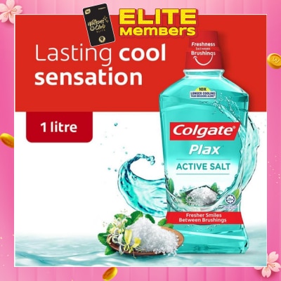 COLGATE Plax Mouthwash Active Salt 1L