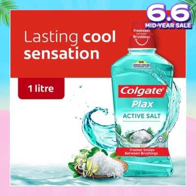 COLGATE Plax Mouthwash Active Salt 1L