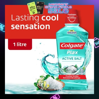 COLGATE Plax Mouthwash Active Salt 1L