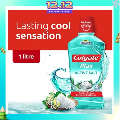 COLGATE Plax Mouthwash Active Salt 1L