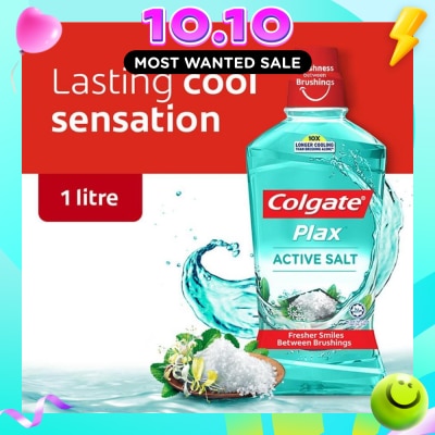 COLGATE Plax Mouthwash Active Salt 1L image