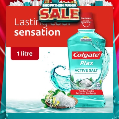 COLGATE - Plax Mouthwash Active Salt 1L