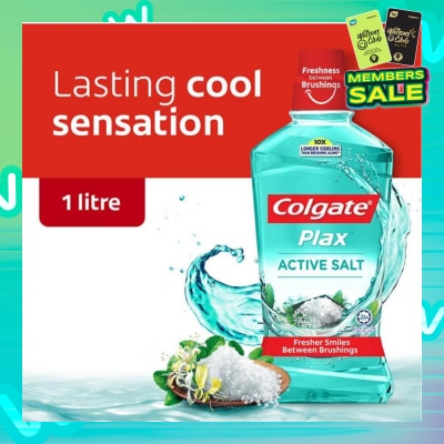 COLGATE Plax Mouthwash Active Salt 1L